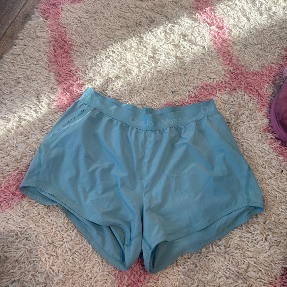 Outdoor Voices Women's Blue Relay Shorts